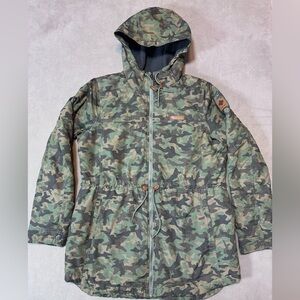 Columbia Women's Chatfield Hill Camo Fleece-Lined Utility Jacket Size Large